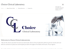 Tablet Screenshot of choicelab.net
